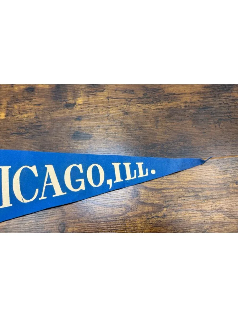 Vintage Chicago Illinois Felt Pennant With The Old Water Tower Design - 26 inche